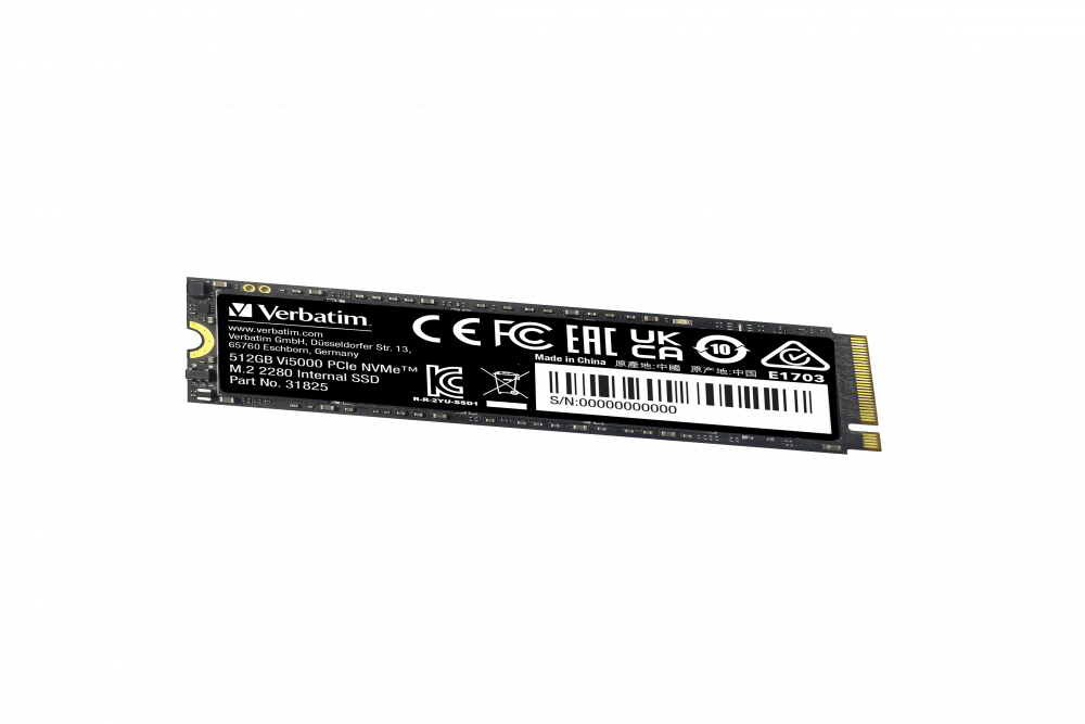 Vi5000 PCIe NVMe™ M.2 SSD 512GB
