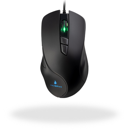 11 Programmierbare Tasten/Feuer Tasten LL33T Gaming Maus 12000 DPI PC Maus mit RGB Beleuchtung Schwarz Optischer Sensor Wired Gaming Mouse Maus für pro Gamer 