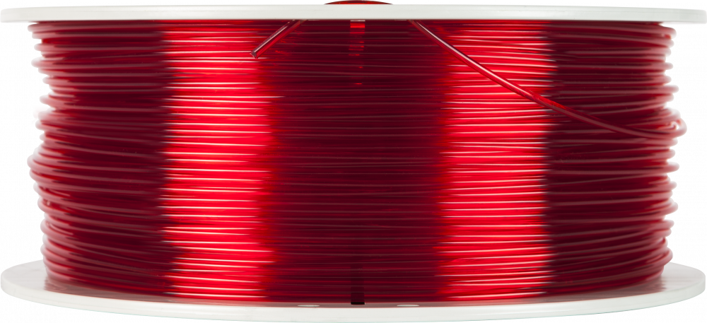 55062 2.85mm Red Transparent Flat